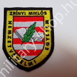 mh magyar  honvédség zrínyi miklós nemzetvédelmi egyetem francia angol nato német usa baret barett lövész ejtőernyős felvarró katonai bolt üzlet army shop store in budapest