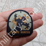 ÚJ3120, ZOMBIE HUNTER ,( VILÁGOSABB VERZIÓ ) PVC PATCH , ÚJ