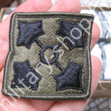 ÚJ2864, U.S.ARMY , 4- th  INFANTRY  DIVISION FELVARRÓ , ZÖLD-FEKETE , ÚJ