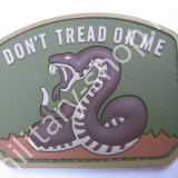 ÚJ2829,DON'T  TREAD ON ME  PVC PATCH , ÚJ