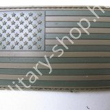 2765,PVC PATCH , USA ZÖLD , ÚJ