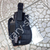 ÚJ3671,MOLLE PISZTOLY TOK FEKETE,MFH,ÚJ,