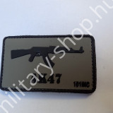 ÚJ3281 , AK-47 PVC FELVARRÓ  . ZÖLD -FEKETE , ÚJ