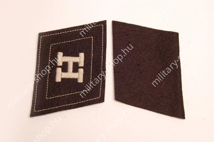 német katonai régiség karsas hunyadi nyaklap paroli 2. 2-ik második világháború német katonai jelzések felvarrók katonai történelmi felvarró karsas katonai bolt üzlet army shop army store military shop store in budapest