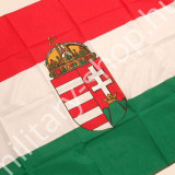 ZÁSZLÓ , MAGYAR TRIKOLOR + CÍMER , NAGY , új