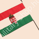 AZSTALI ZÁSZLÓ , MAGYAR TRIKOLOR + CÍMER , új