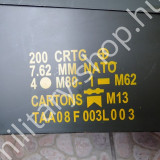 usa amerikai katonai felszerelés 0.30 0.50 cal fat fém lőszeres láda ammo case katonai felszerelés ruházat  katonai bolt üzlet army sho store military shop store in budapest