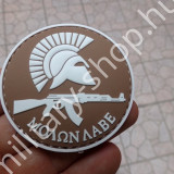 ÚJ3972, MOLON LABE , COYOTE, PVC FELVARRÓ , ÚJ ( 18 )