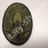ÚJ4536, KÖZPONTI RENDELTETÉSŰ SZERVEZETEK PARANCSNOKSÁGA ,ZÖLD-FEKETE, FELVARRÓ , ÚJ