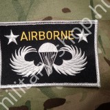 usa u s u.s. army hadsereg airborne légidesszant ejtőernyős    amerikai haditengerészet  karjelzés  felvarró palotaőrség várőrség  francia angol nato német usa baret barett lövész ejtőernyős felvarró katonai bolt üzlet army shop store in budapest