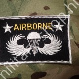 usa u s u.s. army hadsereg airborne légidesszant ejtőernyős    amerikai haditengerészet  karjelzés  felvarró palotaőrség várőrség  francia angol nato német usa baret barett lövész ejtőernyős felvarró katonai bolt üzlet army shop store in budapest