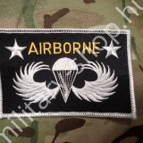 usa u s u.s. army hadsereg airborne légidesszant ejtőernyős    amerikai haditengerészet  karjelzés  felvarró palotaőrség várőrség  francia angol nato német usa baret barett lövész ejtőernyős felvarró katonai bolt üzlet army shop store in budapest