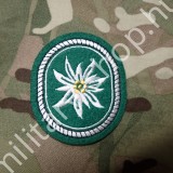 német katonai bw bundeswehr hegyivadász edelweiss havasi gyopár sapka karjelzés  felvarró palotaőrség várőrség  francia angol nato német usa baret barett lövész ejtőernyős felvarró katonai bolt üzlet army shop store in budapest