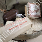 magyar katonai régiség,horthy rákosi háborús  katonai kötszer csomag esk ifak cls sebkötöző csomag elsősegély csomag  katonai bolt üzlet army shop store military shop store surplus in budapest first aid kit