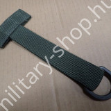 ÚJ4997, MOLLE AKASZTÓ D RINGGEL , OD,ZÖLD, ÚJ28285B