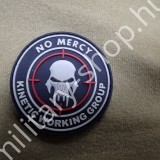 ÚJ4938 , NO MERCY, PVC PATCH SZÍNES , ÚJ