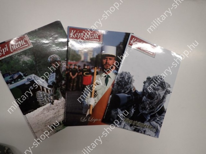 francia idegenlégió lapja folyóirata magazinja kepi képi blank katonai újság bolt üzlet army shop store military shop store in budapest