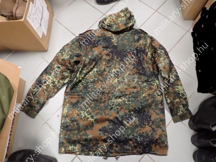 bundeswehr bw katonai flactarn pötyi borsó flactarn mintás téli kabát parka katonai ruházat bakancs hátizsák kiegészítő katonai bolt üzlet military shop army store budapest salgótarján katonai kabát