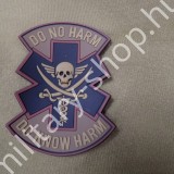 ÚJ4935,DO NO HARM .. , PVC PATCH SZÍNES , ÚJ