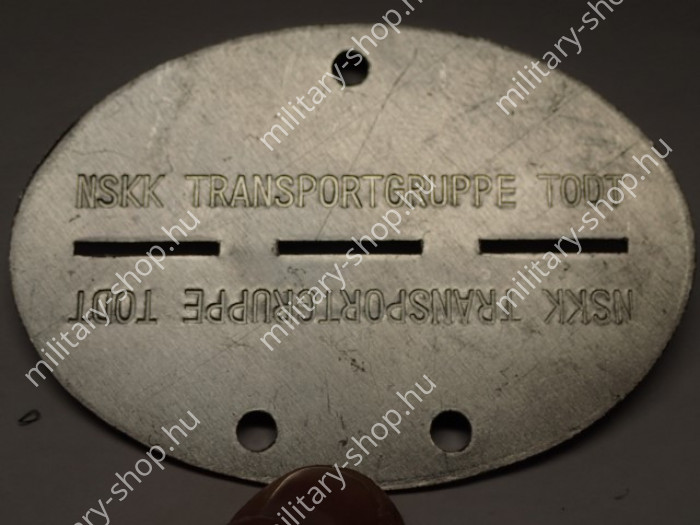német ss todt ss dögcédula katonai régiség II.világháború 2.világháború horthy régiségek horthy korszak katonai felszerelés ruházat német katonai bolt üzlet military army shop store military surplus shop in budapest