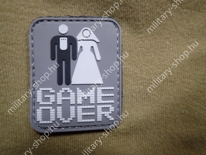 pvc hímzett öntött blackhawk down game over  katonai vicces funny felvarrók katonai elsősegély combat live seaver medic karjelzések patch katonai bolt üzlet army shop store military shop store surplus in budapest
