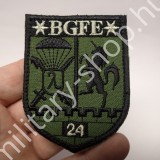 ÚJ4870, MH 24.BORNEMISSZA G.FELDERÍTŐ EZRED,ZÖLD-FEKETE,EREDETI ,ÚJ