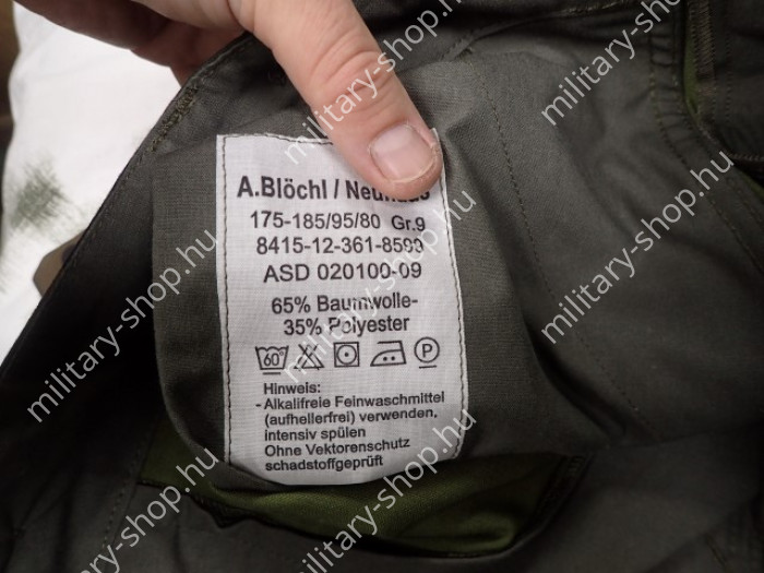 bw bundeswehr bundesver német flectarn flactarn pötyi pöttyös borsó mintás katonai nato moleszkin  gyakorló nadrág zubbony katonai bolt üzlet army military surplus sop store in budapest