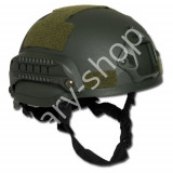 ÚJ5505, MICH 2002 SISAK , SÍN SZERELÉKKEL,OD, MILTEC®ZÖLD , AIRSOFT
