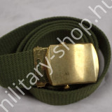légiós svéd tiszti  katonai vászonöv  bőröv gyors kioldó bevetési öv málhaöv derékszíj ereszkedő öv katonai bolt üzlet army shop store military shop store surplus in budapest