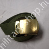 légiós svéd tiszti  katonai vászonöv  bőröv gyors kioldó bevetési öv málhaöv derékszíj ereszkedő öv katonai bolt üzlet army shop store military shop store surplus in budapest
