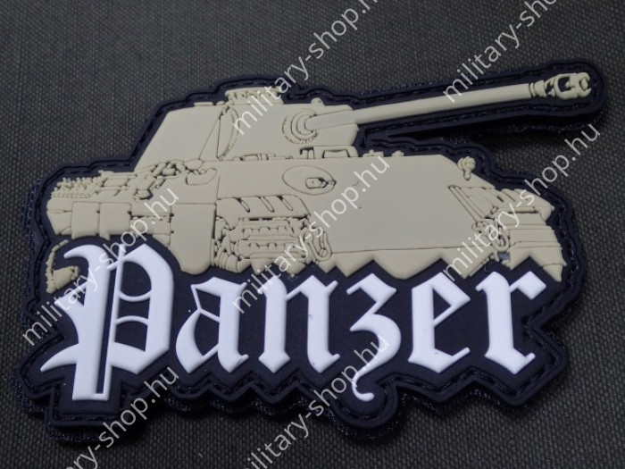 pvc hímzett öntött tank tiger tigris panther hunterpanther párduc 16832201 no mercy katonai vicces funny felvarrók katonai elsősegély koponyás  kalózos karjelzések patch katonai bolt üzlet army shop store military shop store surplus in budapest