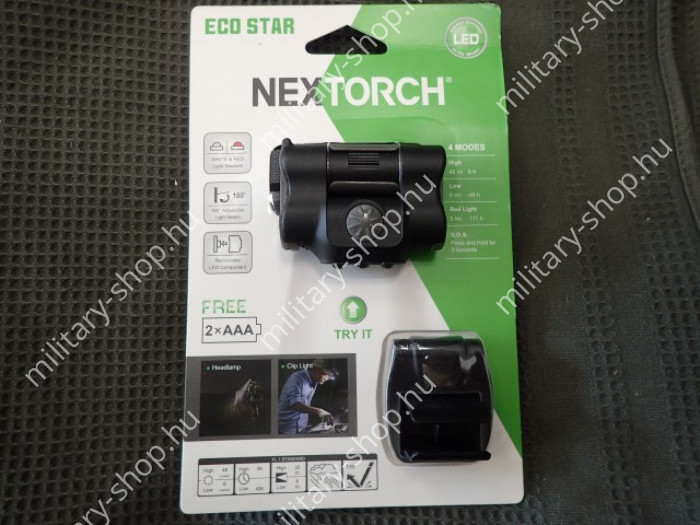 nex torch eco star  fulton petzl fejlámpa katonai lámpa fejlámpa surefire maglite katonai bolt üzlet army shop store military shop store surplus in budapest