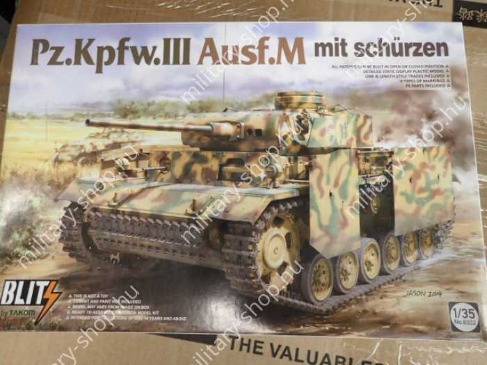 takom® - 8002 pz.kffw.III ausf. m us medium tank m3 lee mid miniart rumpeter tamiya takom revell italeri friulmodellizmo rye field  border bandai academy eduard modell makett shop bolt üzlet  in budapest