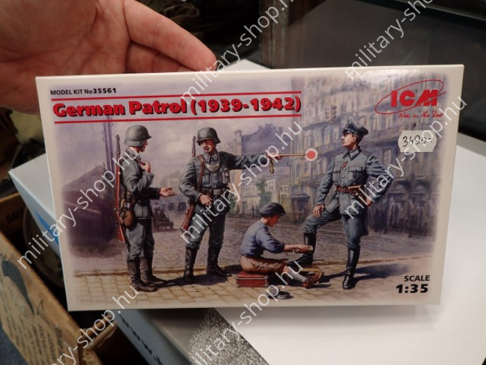 ICM® - GERMAN PATROL 1939-1942, 35561 miniart rumpeter tamiya takom revell italeri friulmodellizmo rye field  border bandai academy eduard modell makett shop bolt üzlet  in budapest