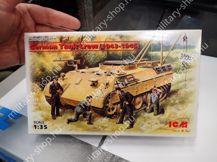 ICM® - GERMAN TANK CREW LATE 35211 miniart rumpeter tamiya takom revell italeri friulmodellizmo rye field border bandai academy eduard modell makett shop bolt üzlet in budapest ICM® - GERMAN TANK CREW LATE 35211 miniart rumpeter tamiya takom revell italeri friulmodellizmo rye field border bandai academy eduard modell makett shop bolt üzlet in budapest