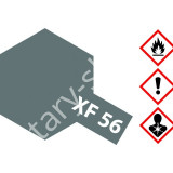 ÚJ6097 ,TAMIYA XF-56 FLAT METALLIC GREY ACRYLIC 23ml