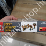 Miniart® -soviet artillery crew,35231,,miniart rumpeter tamiya takom revell italeri friulmodellizmo rye field  border bandai academy eduard modell makett shop bolt üzlet  in budapest
