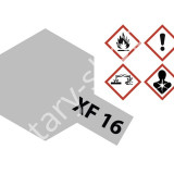 ÚJ6077 ,TAMIYA  XF-16 FLAT ALUMÍNIUM  ACRYLIC 23ml