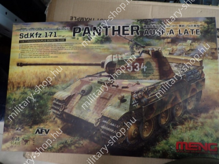 Miniart® meng TS-035 SD.KFZ.171. PANTHER AUSF.A LATE  ,miniart rumpeter tamiya takom revell italeri friulmodellizmo rye field  border bandai academy eduard modell makett shop bolt üzlet  in budapest