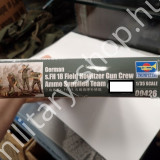 TRUMPETER ®, GERMAN FIELD HOWITZER  CREW, WITH CARRYING 00426,BIZOMÁNYOS KÉSZLETminiart rumpeter tamiya takom revell italeri friulmodellizmo rye field  border bandai academy eduard modell makett shop bolt üzlet  in budapest