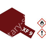 ÚJ6070, TAMIYA XF-9 FLAT HULL RED  ACRYLIC 23 ml
