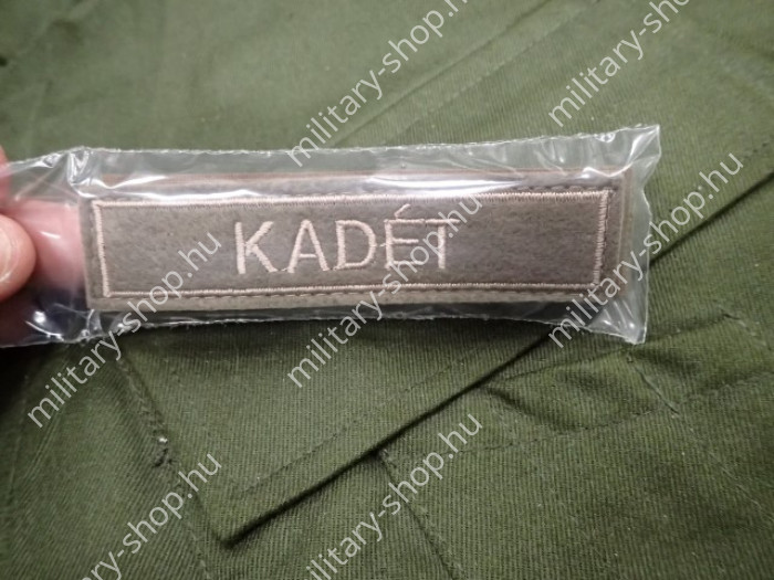 magyar 2015m 2015 m kadét  gyakorlóhoz névfelirat névfelvarró készítése  felvarró katonai bolt üzlet army shop store surplus in budapest