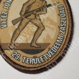 vitéz jónás istván 29. területvédelmi zászlóalj ezred  magyr katonai  kar baret sapka felvarrók  katonai bolt üzlet army military shop store  surplus in budapest