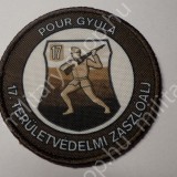 pour gyula   17.. területvédelmi zászlóalj ezred  magyr katonai  kar baret sapka felvarrók  katonai bolt üzlet army military shop store  surplus in budapest