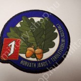 HORVÁTH JÁNOS 1. TERÜLETVÉDELMI ZÁSZLÓALJ , KÖZNAPI ,SZÍNES , KARFELVARRÓ ,ÚJ