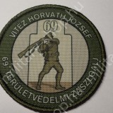 vitéz horváth józsef 69.területvédelmi zászlóalj ezred  magyr katonai  kar baret sapka felvarrók  katonai bolt üzlet army military shop store  surplus in budapest