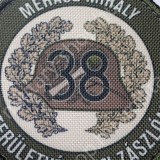 merász mihály 38..területvédelmi zászlóalj ezred  magyr katonai  kar baret sapka felvarrók  katonai bolt üzlet army military shop store  surplus in budapest