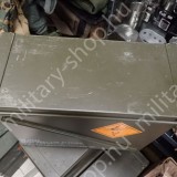 ÚJ5338, DÁN -U.S. LŐSZERES LÁDA HASZNÁLT , KIVÁLÓ ÁLLAPOT , ZÖLD , FÉM, 0.50 CAL ( 12,7-ES MÉRETŰ )