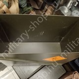 ÚJ5338, DÁN -U.S. LŐSZERES LÁDA HASZNÁLT , KIVÁLÓ ÁLLAPOT , ZÖLD , FÉM, 0.50 CAL ( 12,7-ES MÉRETŰ )