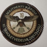 majthényi károly 10.. területvédelmi zászlóalj ezred  magyr katonai  kar baret sapka felvarrók  katonai bolt üzlet army military shop store  surplus in budapest